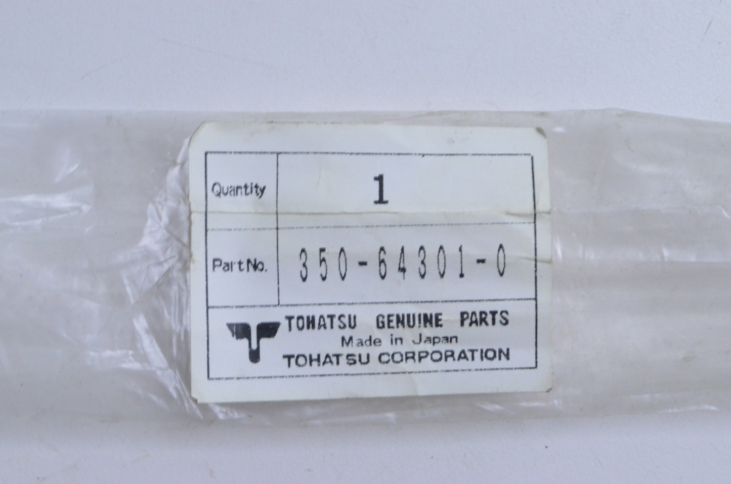OEM Tohatsu 350-64301-0 Driveshaft NOS