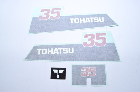 Tohatsu 370S87801-0 35 HP Decal Kit NOS