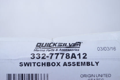 New OEM Mercury Switchbox Assembly NOS