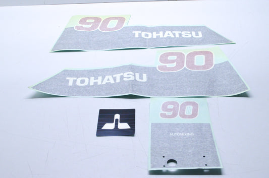 New OEM Tohatsu 90 HP Decal Kit NOS