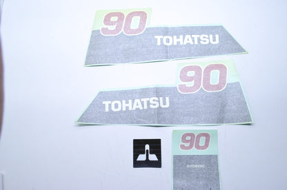 New OEM Tohatsu 90 HP Decal Kit NOS