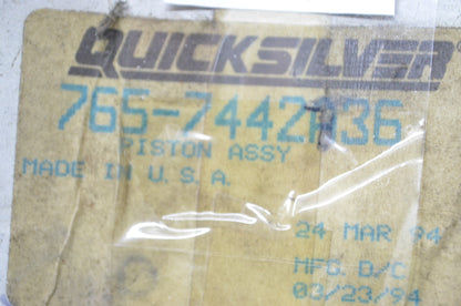 OEM Mercury 765-7442A36 Piston Kit NOS