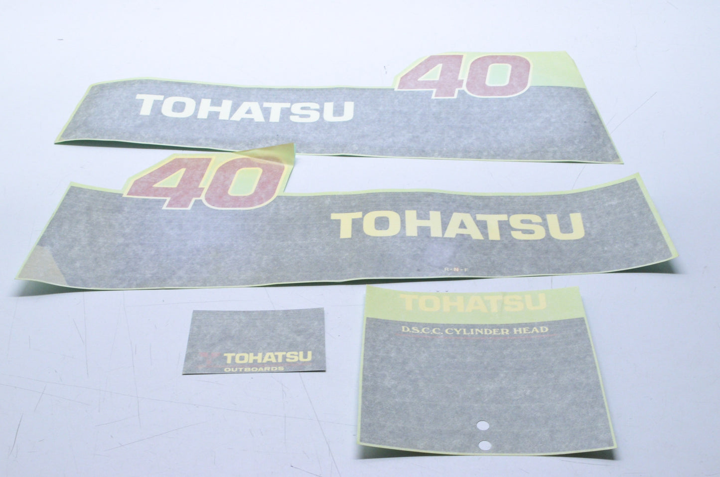New OEM Tohatsu 40 HP Decal Kit NOS