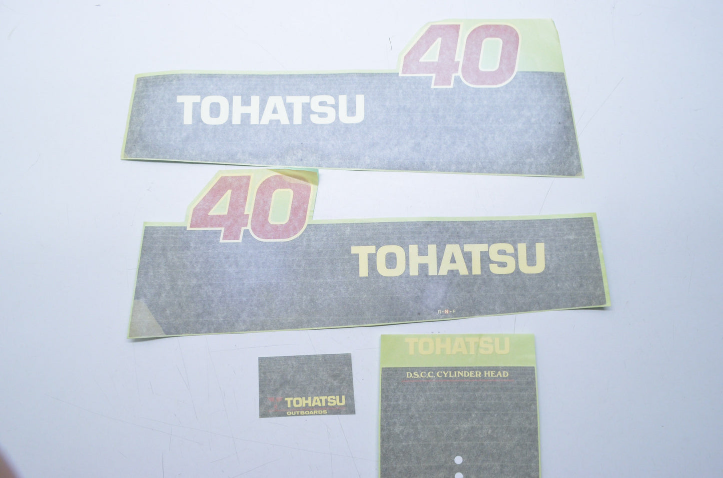 New OEM Tohatsu 40 HP Decal Kit NOS