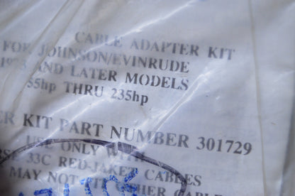 New TeleFlex Cable Adapter Kit NOS