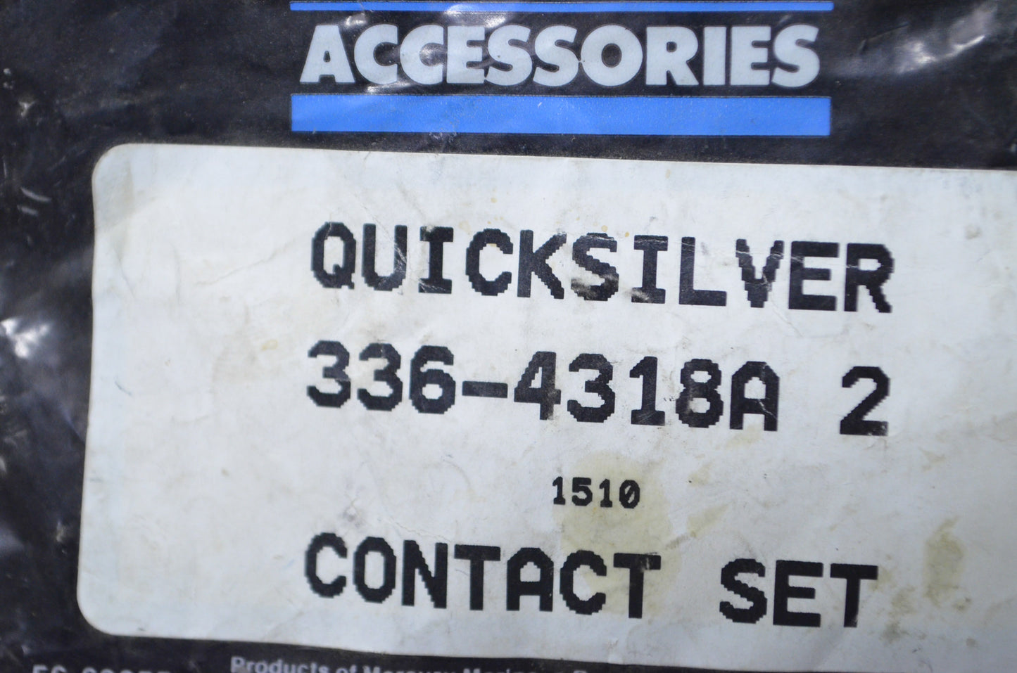 New OEM Mercury Contact Assembly NOS
