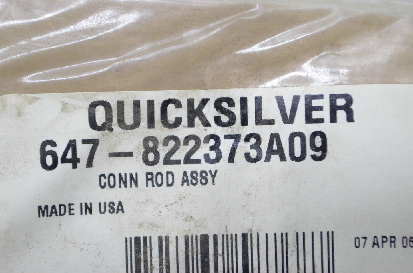 OEM Mercury 647-822373A09 Connecting Rod Kit NOS