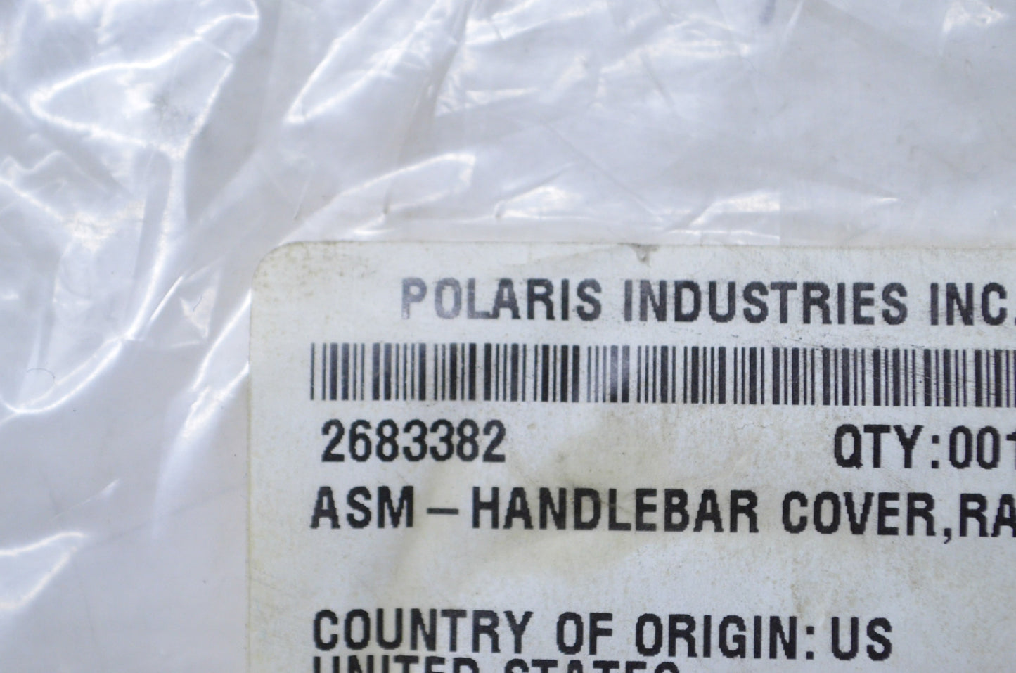 New OEM Polaris Handlebar Cover Assembly NOS