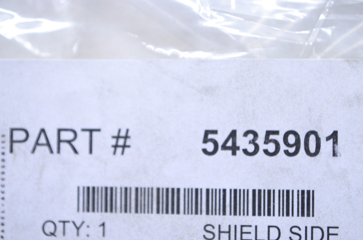 OEM Polaris 5435901 Right Smoke Short Side Shield NOS