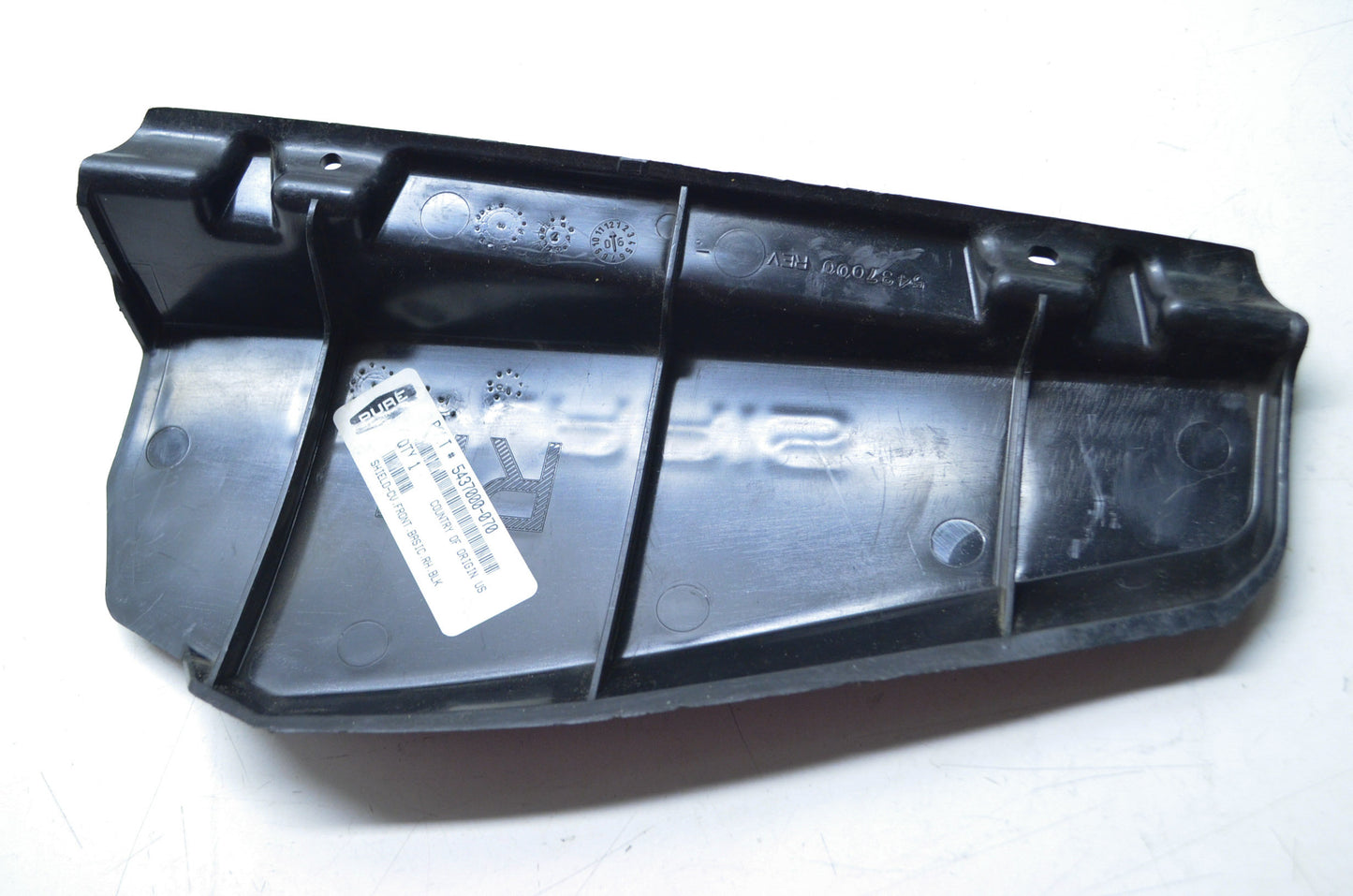 OEM Polaris 5437000-070 Black Right Hand Basic Front CV Shield NOS