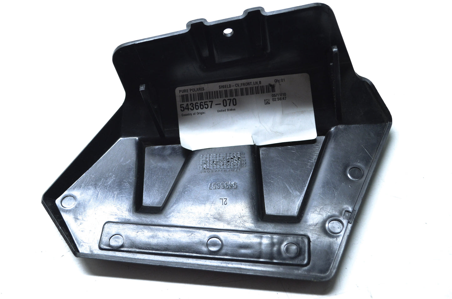 OEM Polaris 5436657-070 Black Left Front CV Shield NOS