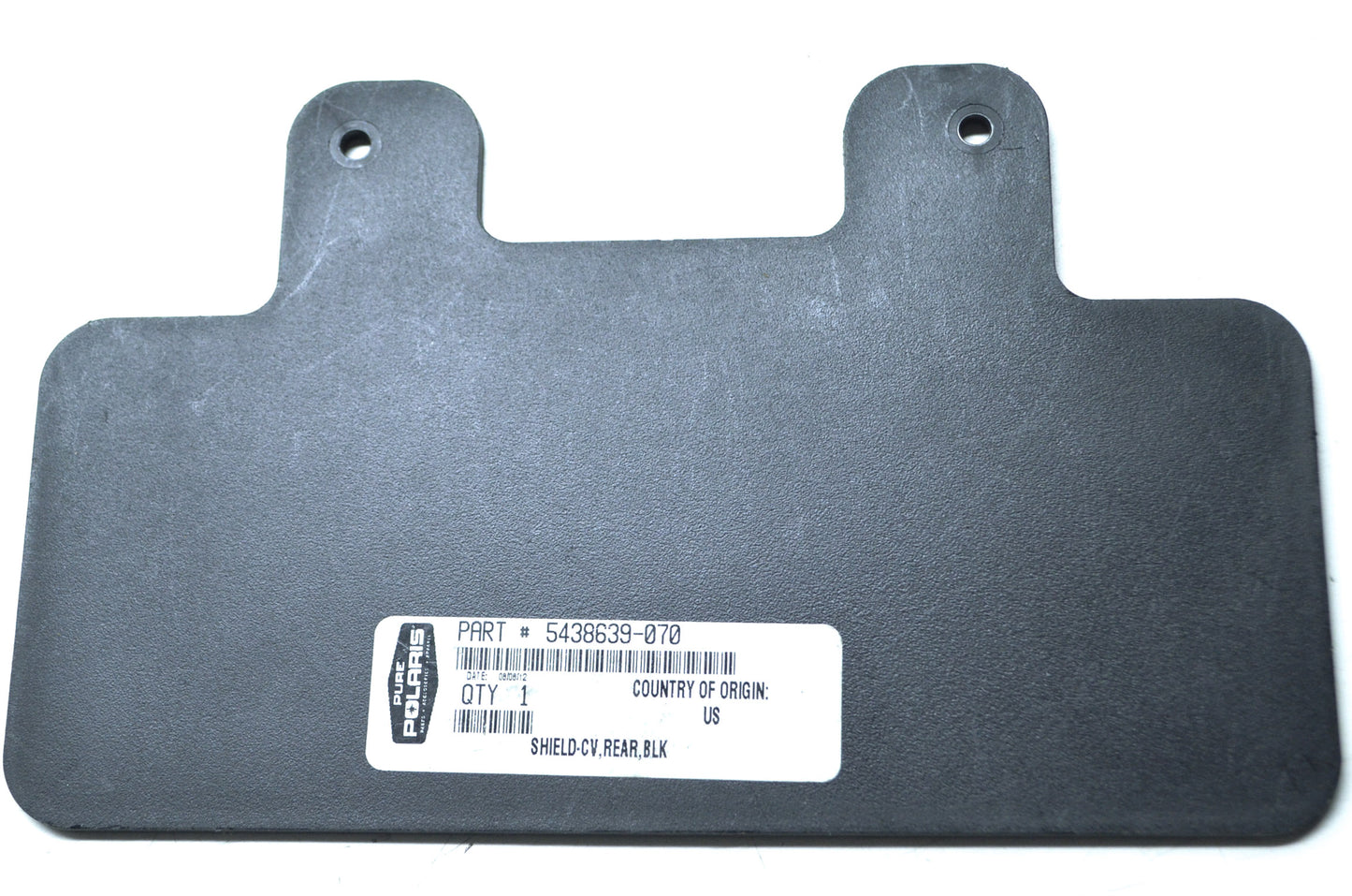 OEM Polaris 5438639-070 Black Rear CV Shield NOS
