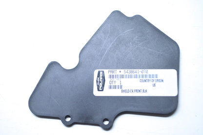 OEM Polaris 5438641-070 Black Front CV Shield NOS
