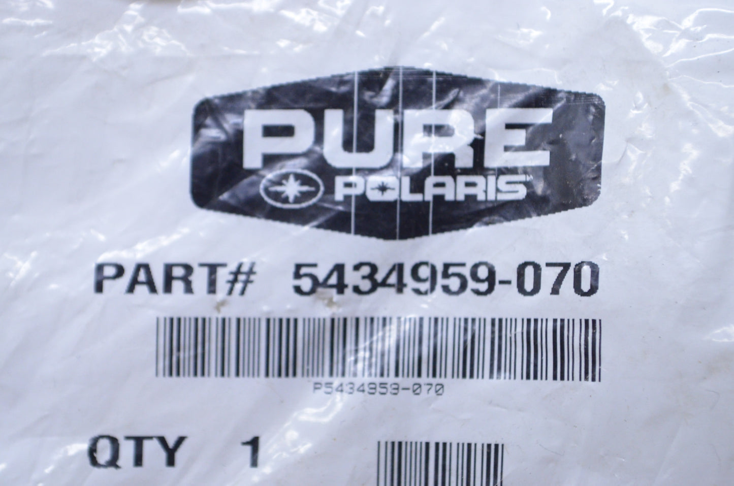 OEM Polaris 5434959-070 Black Handlebar Cover Slider NOS