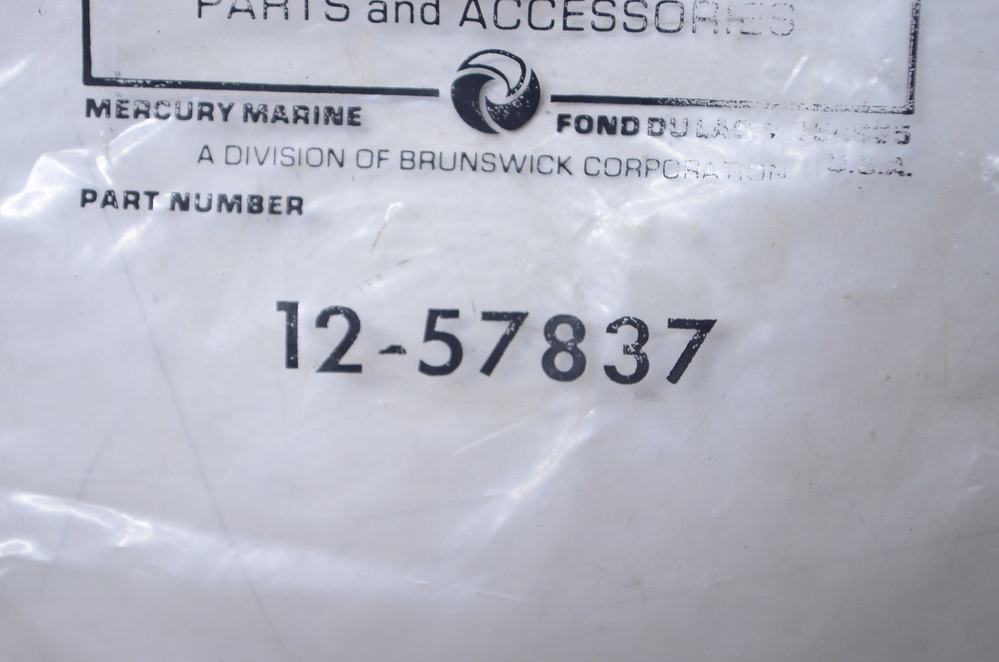 OEM Mercury 12-57837 Washer NOS