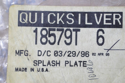 OEM Mercury 18579T 6 Splash Plate NOS