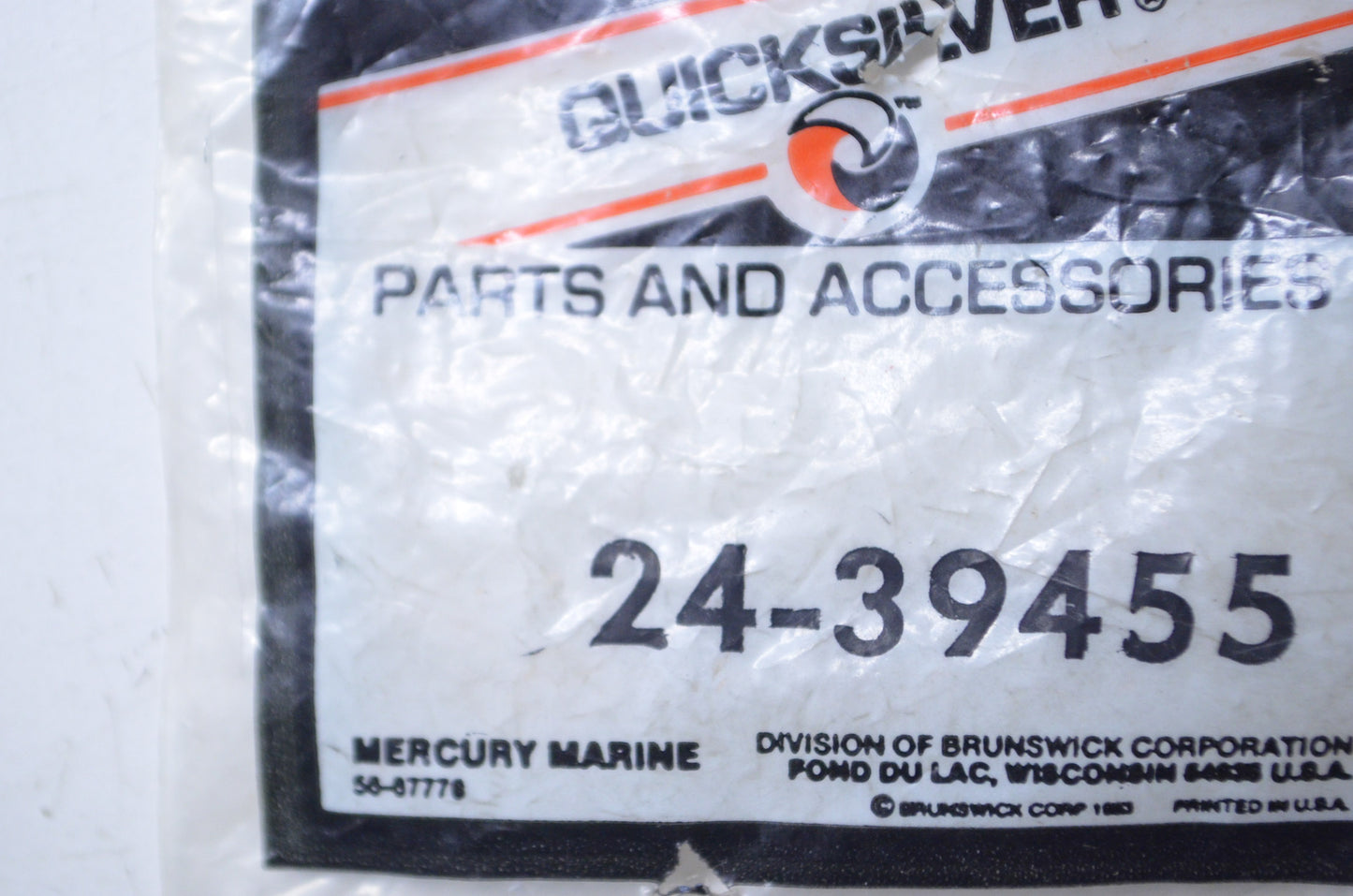 OEM Mercury 24-39455 Compression Spring NOS