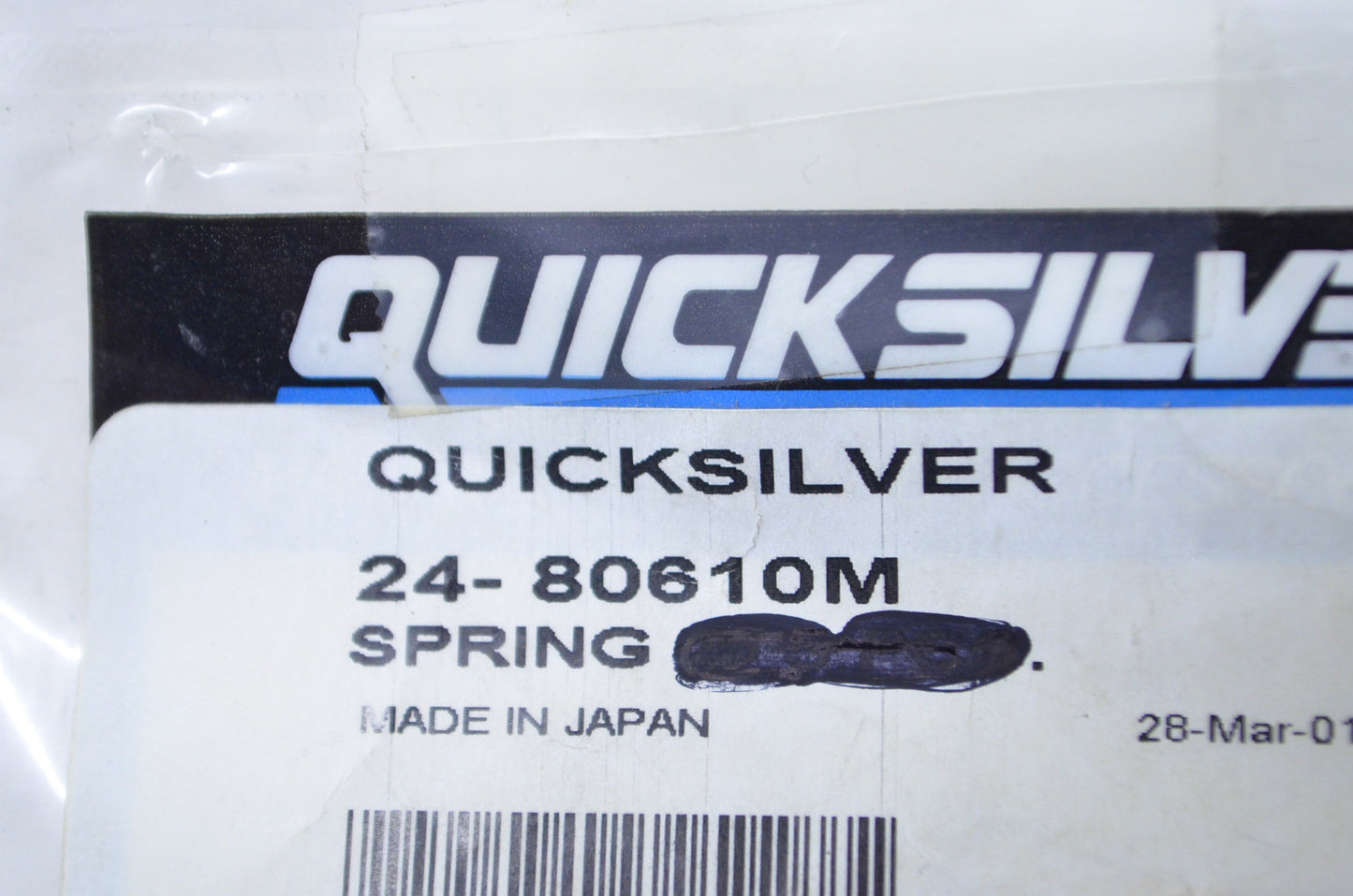 OEM Mercury 24-80610M Spring Qty 2 NOS