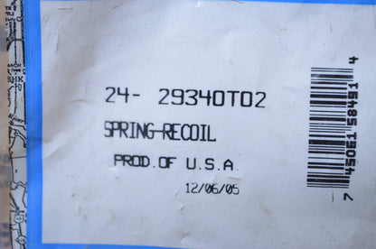 New OEM Mercury Recoil Spring NOS