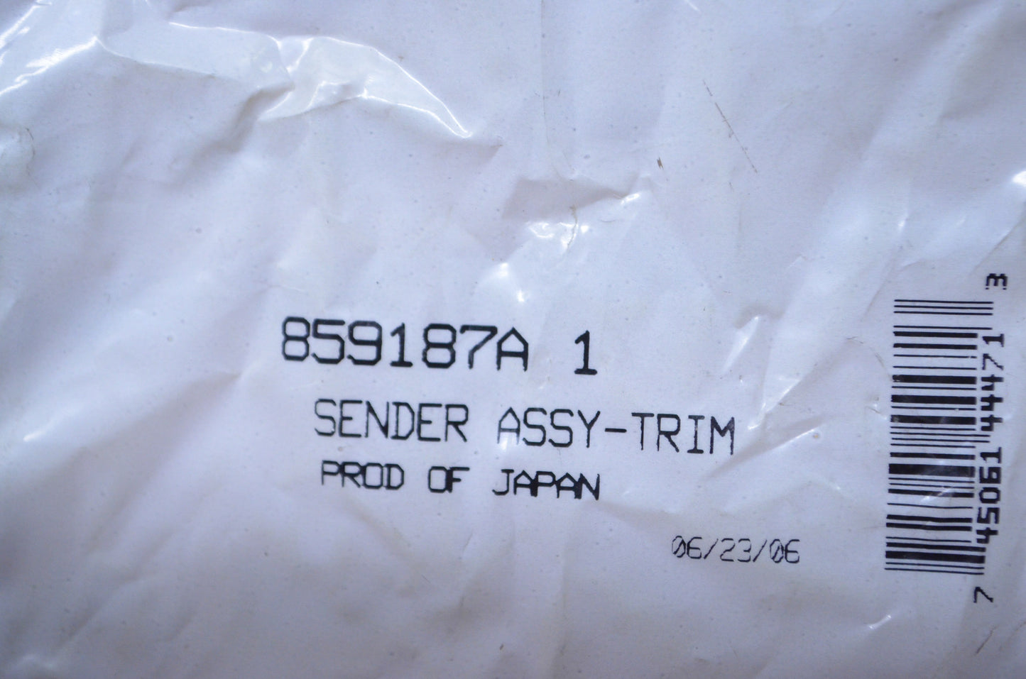 New OEM Mercury Trim Sender Assembly NOS