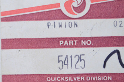 OEM Mercury 54125 Pinion NOS