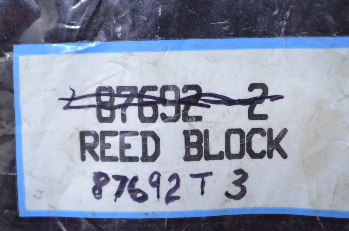New OEM Mercury Reed Block NOS