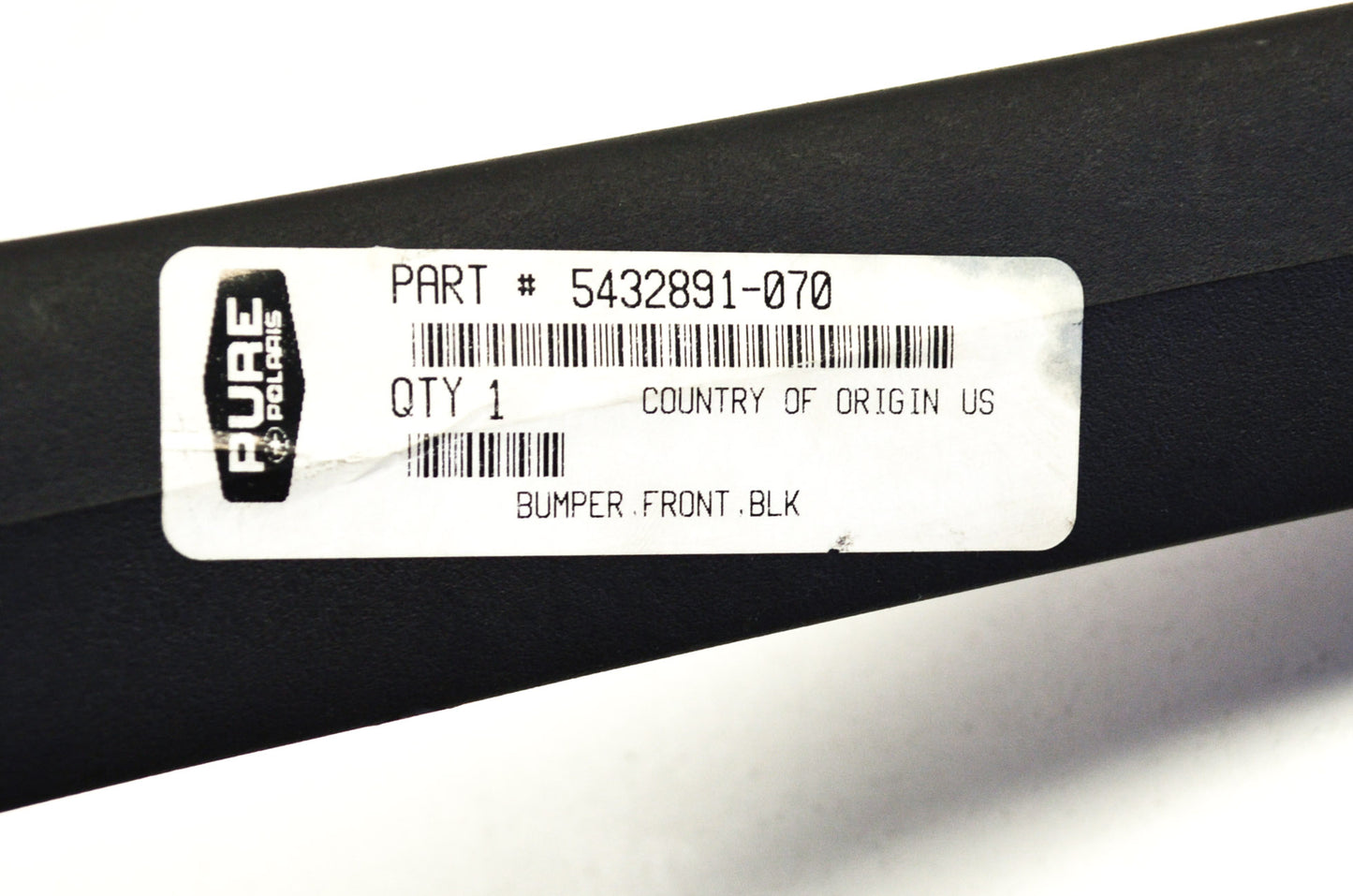 OEM Polaris 5432891-070 Black Front Bumper NOS