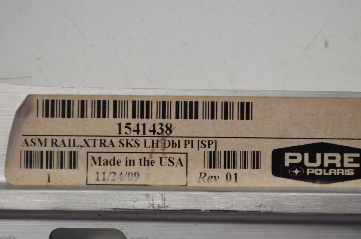 Left Rail Assembly NOS