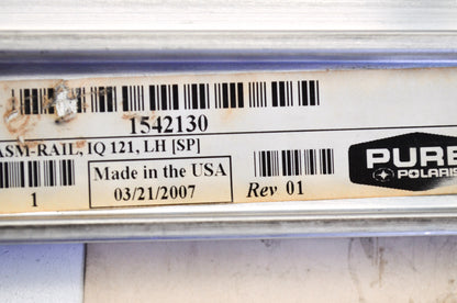 OEM Polaris 1542130 Left Hand 121 Basic Rail Assembly NOS
