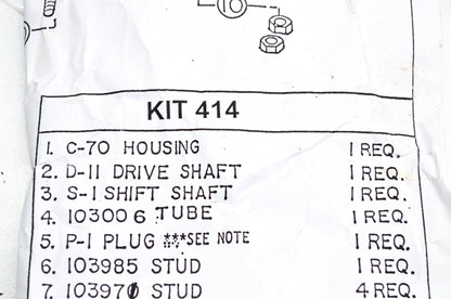 Long Shaft Extension Kit NOS