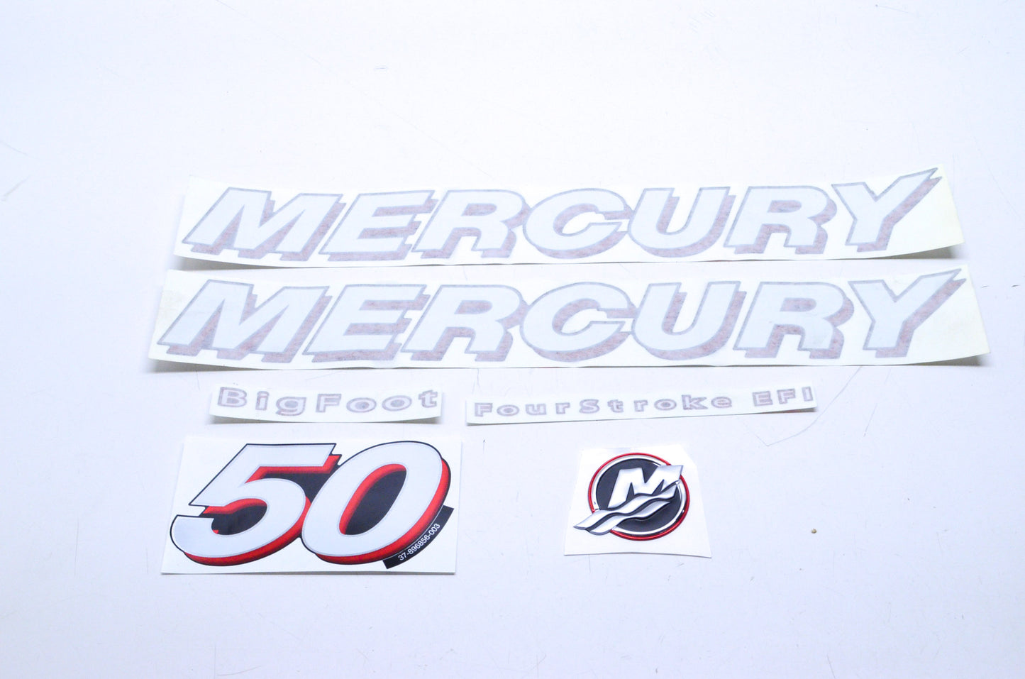 OEM Mercury 37-883525A06 50HP EFI Decal Kit NOS