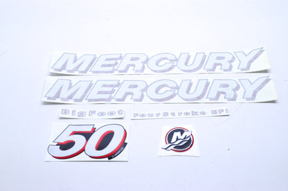 OEM Mercury 37-883525A06 50HP EFI Decal Kit NOS