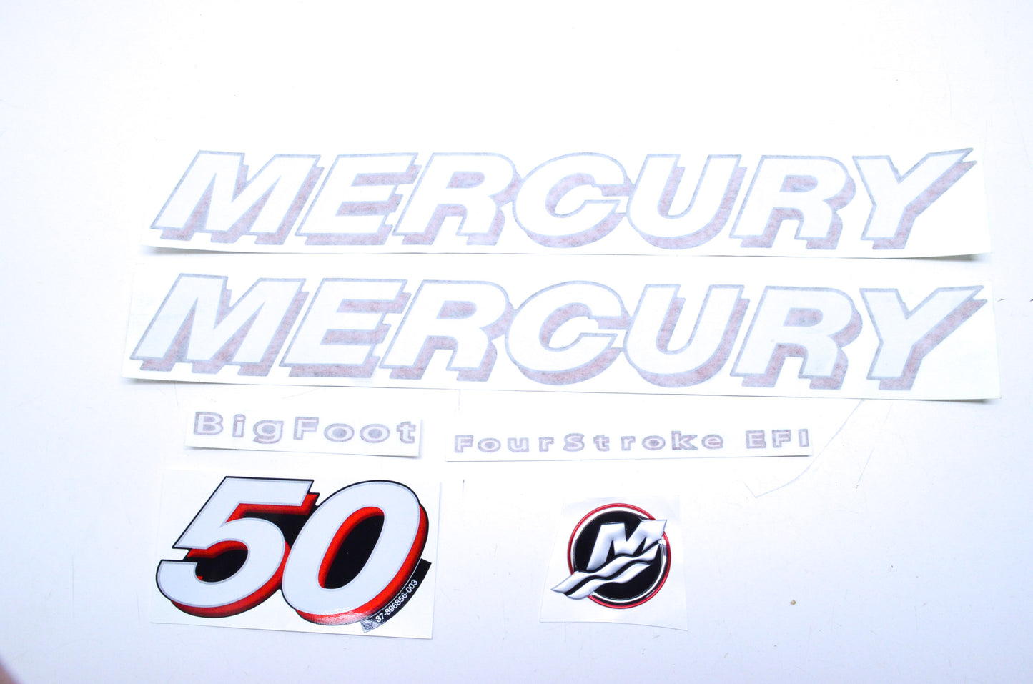 OEM Mercury 37-883525A06 50HP EFI Decal Kit NOS