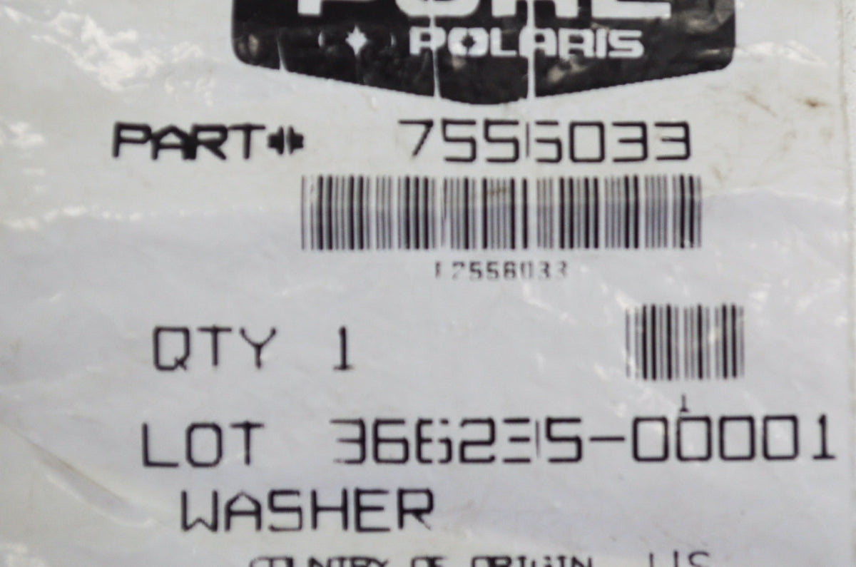 OEM Polaris 7556033 Washer NOS