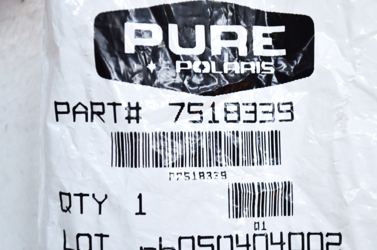 OEM Polaris 7518339 Hex Head Screw 7/16-20X9.875 NOS