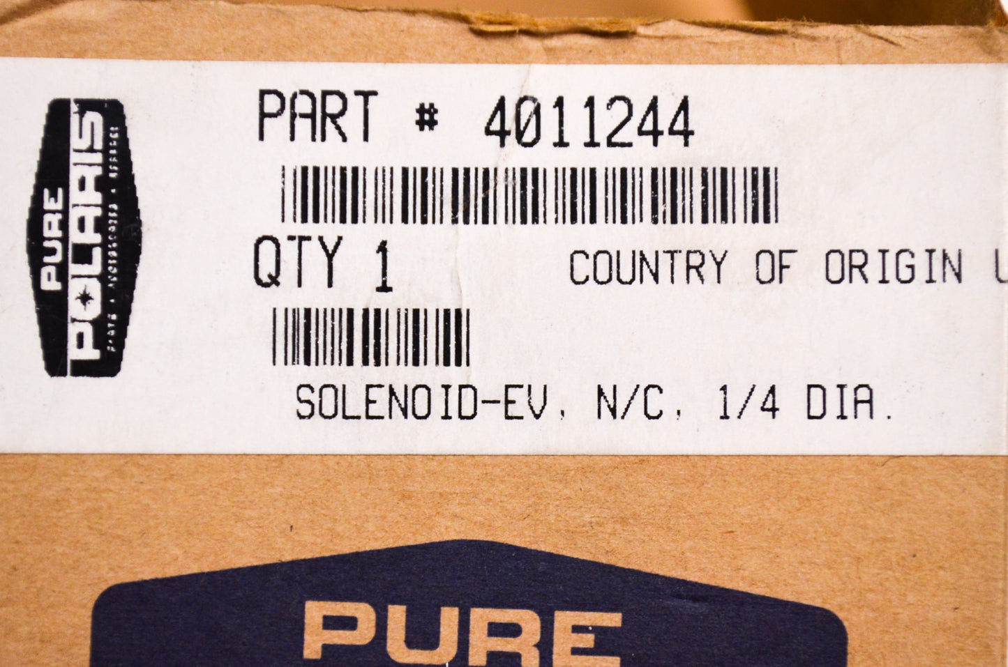 New OEM Polaris EV Solenoid NOS