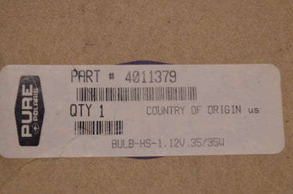 New OEM Polaris Headlight Bulb 12V 35/35W NOS