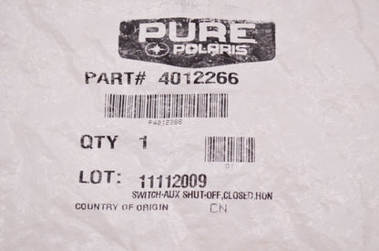 New OEM Polaris Auxiliary Shut Off Switch NOS