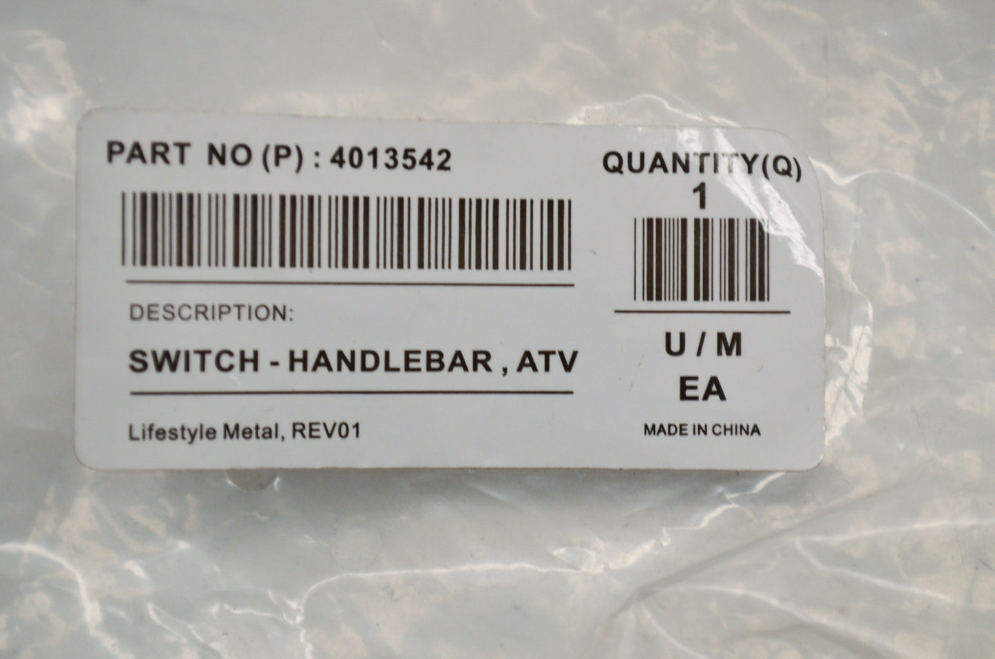 New OEM Polaris Handlebar Switch NOS