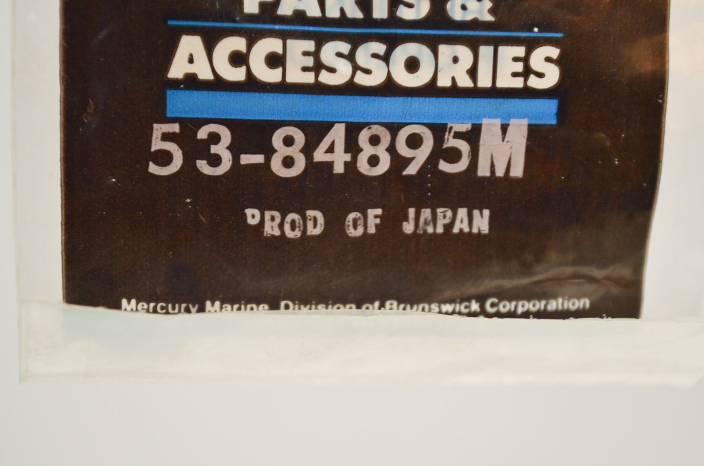 OEM Mercury 53-84895M Snap Ring NOS