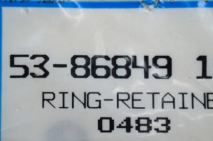OEM Mercury 53-86849 Retaining Ring NOS