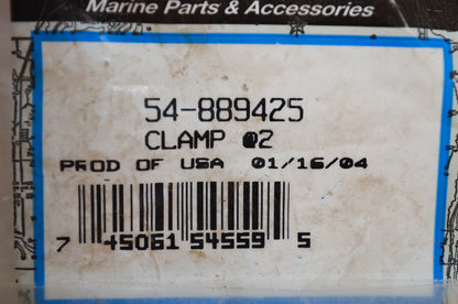 OEM Mercury 54-889425 Clamp NOS