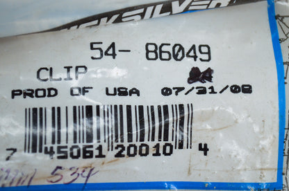 OEM Mercury 54-86049 Clip Qty 2 NOS