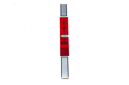 New OEM Mercury Throttle Indicator Sticker NOS