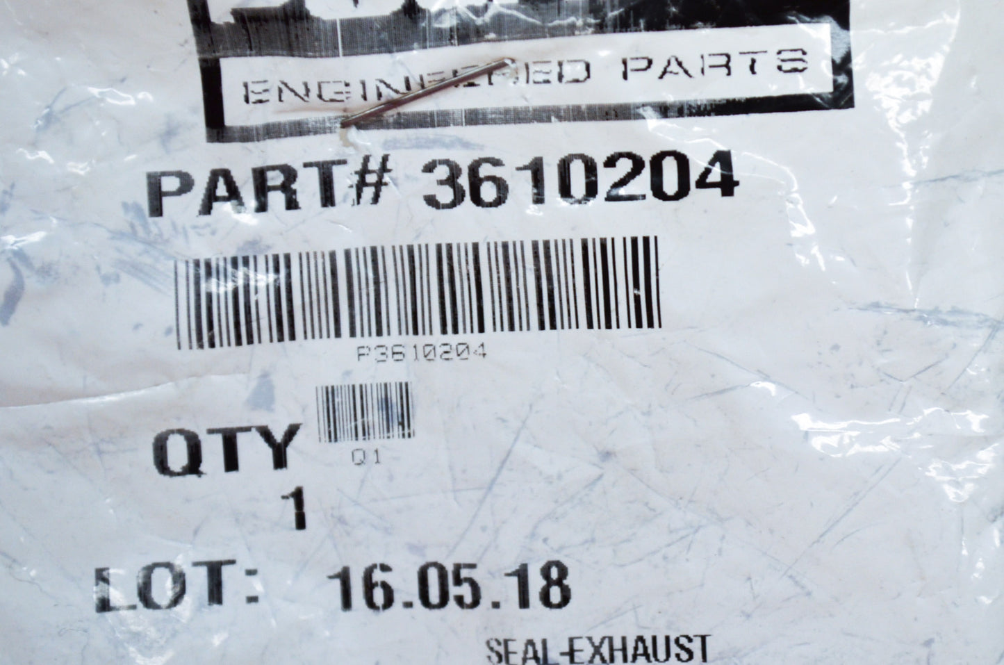 OEM Polaris 3610204 Exhaust Seal NOS