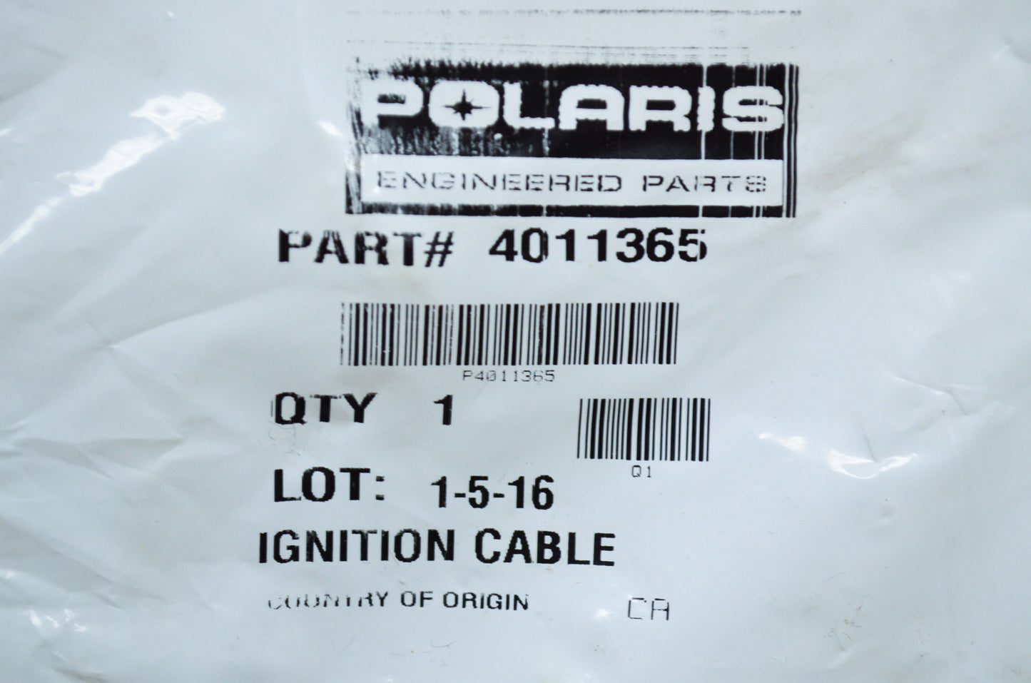 OEM Polaris 4011365 Sparkplug Wire 59.3CM VANTAGE NOS