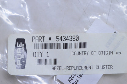 OEM Polaris 5434380 Replacement Cluster Bezel NOS