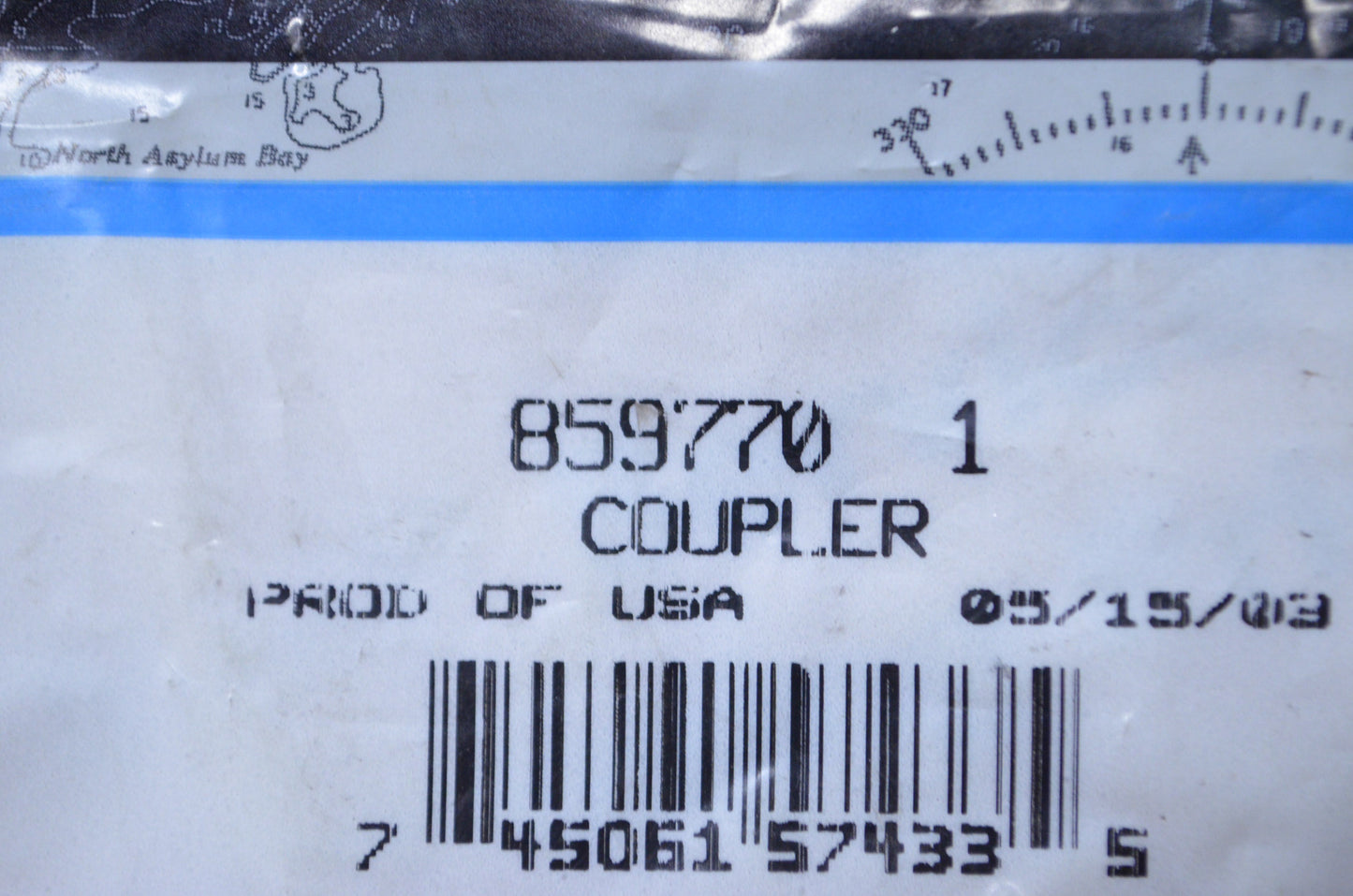 New OEM Mercury Water Tube Coupler NOS
