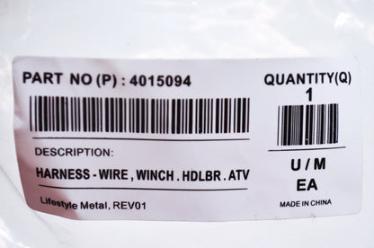 New OEM Polaris Winch Wire Harness NOS