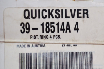 OEM Mercury 39-18514A 4 Piston Ring NOS